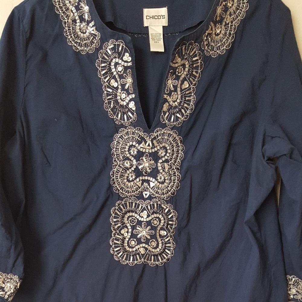 Chico's blouse size 2